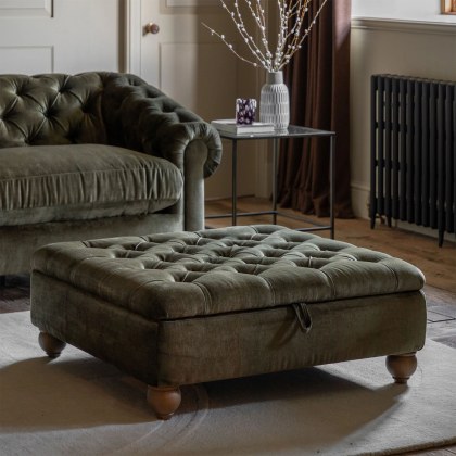 Gallery Direct Chesterfield Footstool