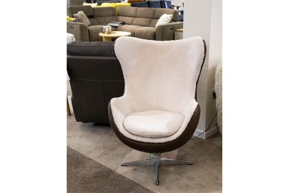Ex-Display Liskeard - Sheepskin & Leather Egg Chair