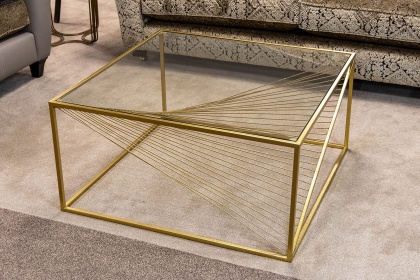 Ex-Display Liskeard - Gold Twist Coffee Table