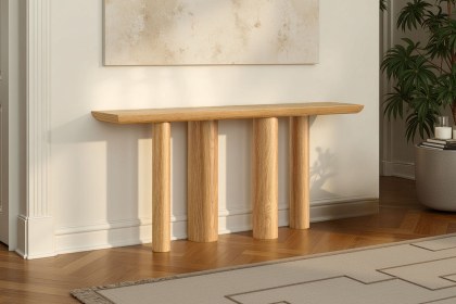 Como Oak 165cm Console Table