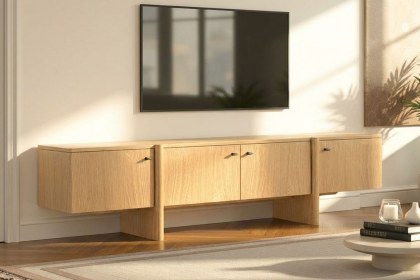 Como Oak 210cm Wide TV Unit Como Oak 210cm Wide TV Unit