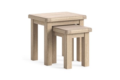 Normandy White Wash Nest Of Tables