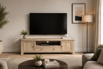 Normandy White Wash 190cm TV Unit