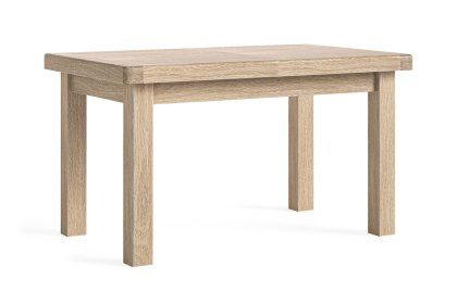 Normandy White Wash Small Ext 140-185cm Dining Table Normandy White Wash Small Ext 140-185cm Dining Table