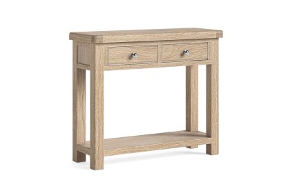 Normandy White Wash Console Table