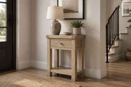 Normandy White Wash Telephone Table Normandy White Wash Telephone Table