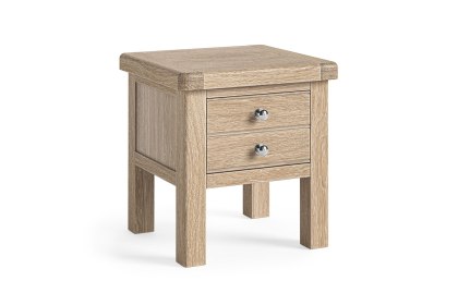 Normandy White Wash Lamp Table