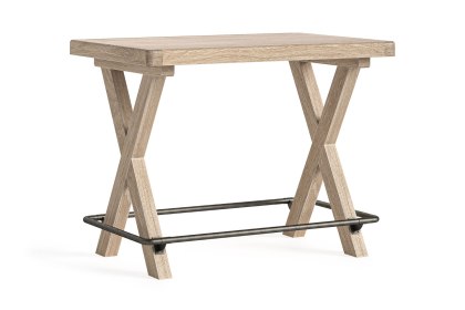 Normandy White Wash Bar Table