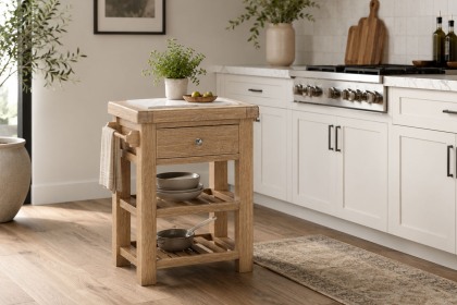 Normandy White Wash Small Kitchen Island Normandy White Wash Small Kitchen Island