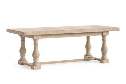 Normandy White Wash Large Ext 200-245cm Trestle Dining Table Normandy White Wash Large Ext 200-245cm Trestle Dining Table