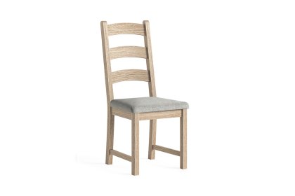 Normandy White Wash Dining Chairs (Pair)