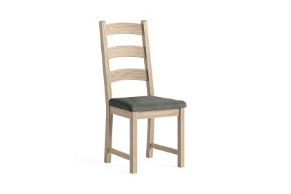 Normandy White Wash Dining Chairs (Pair)