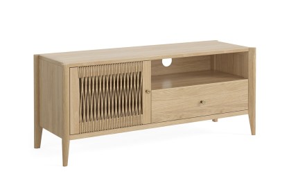 Sicily Oak 120cm Weave Small TV Unit