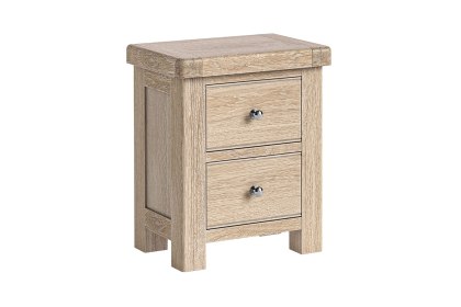 Normandy White Wash Bedside Table