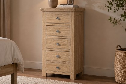 Normandy White Wash Tallboy Chest of Drawer Normandy White Wash Tallboy Chest of Drawer