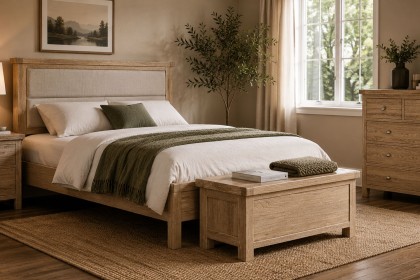 Normandy White Wash Blanket Box Normandy White Wash Blanket Box