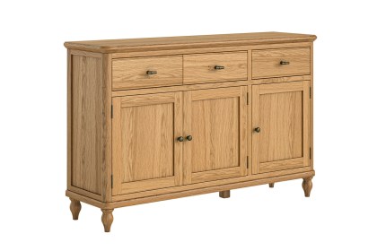 Verona Oak 3 Door Sideboard