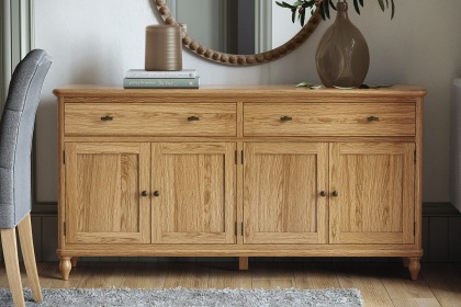 Verona Oak Large Sideboard