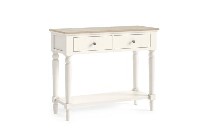 Provence Painted Off-White Oak Console Table