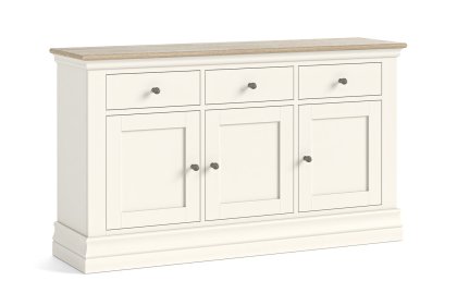 Provence Painted Off-White Oak 130cm Large Sideboard