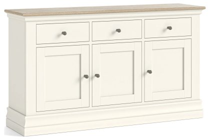 Provence Painted Off-White Oak 130cm Large Sideboard