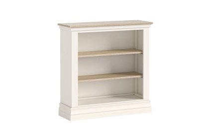 Provence Painted Off-White Oak Low Bookcase