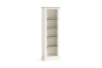 Provence Painted Off-White Oak Slim Bookcase