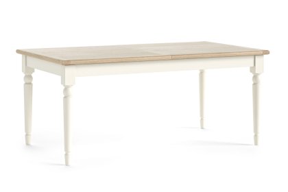 Provence Painted Off-White Oak Large Ext 180-230cm Dining Table