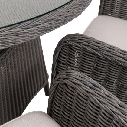 Gallery Direct Ascot Outdoor Round Dining Set & 6 Chairs
