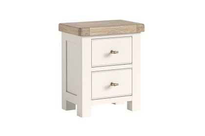 Windsor Country Oak Painted Bedside Table