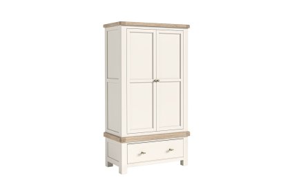 Windsor Country Oak Painted Double Wardrobe