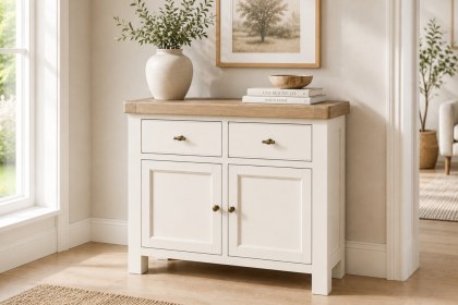 Windsor Country Oak Painted Small Sideboard