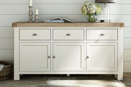 Windsor Country Oak Painted Large Sideboard