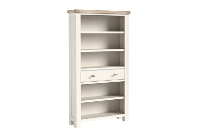 Windsor Country Oak Painted Large Bookcase