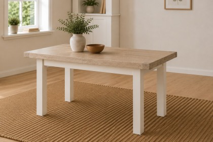 Windsor Country Oak Painted Small 140-185cm Ext Dining Table