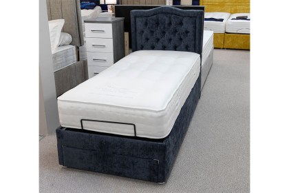 Ex-Display Liskeard - 3'0" Single Natural 7000 Lifestyle End Drawer Storage Divan Bed Inc Willow Hea