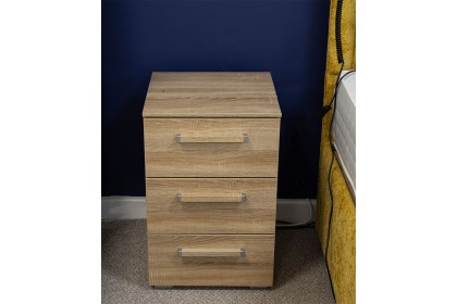 Ex-Display Liskeard - Aldono 3 Drawer Bedside Table