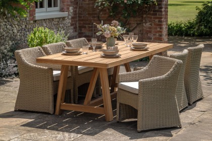 Gallery Direct Chatsworth Outdoor Garden Rectangle Dining Table