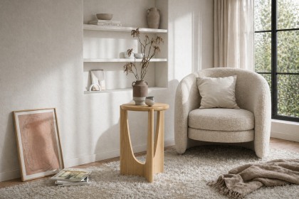 Cara Oak Side Table