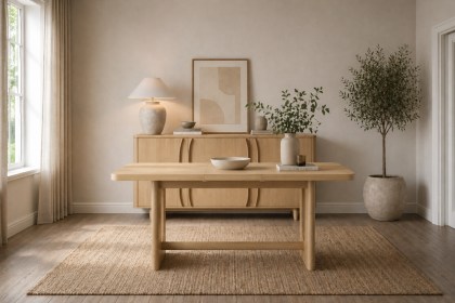 Cara Oak Extending Dining Table