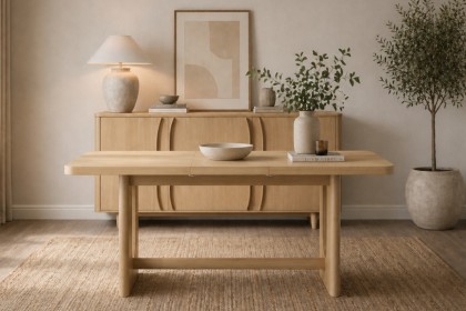 Cara Oak Extending Dining Table