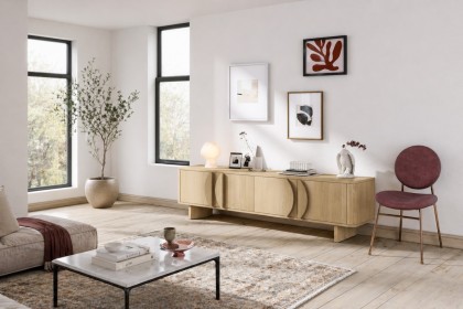 Cara Oak Large TV Unit