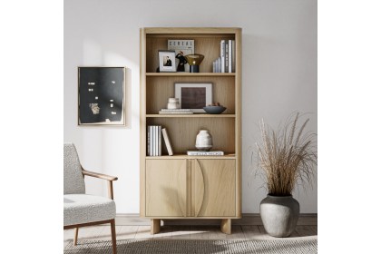 Cara Oak Display Cabinet