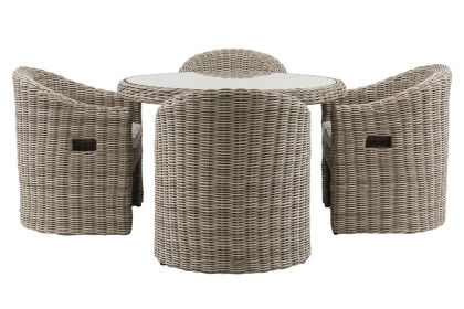 Gallery Direct Ragusa Outdoor Garden 4 Seater Dining Set