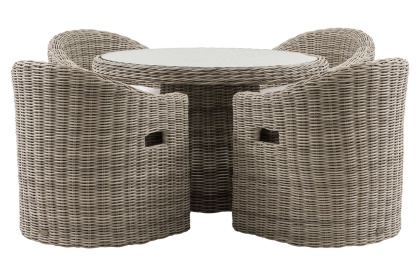 Gallery Direct Ragusa Outdoor Garden 4 Seater Dining Set