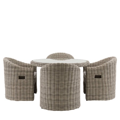 Gallery Direct Ragusa Outdoor Garden 4 Seater Dining Set