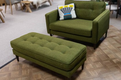 Ex-Display Liskeard - Orla Kiely Ebben Cuddler Chair + Stool