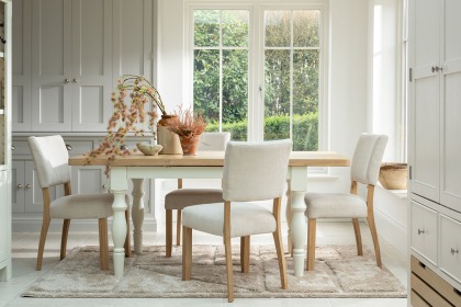Burford Painted Oak 130-180cm Ext Dining Table