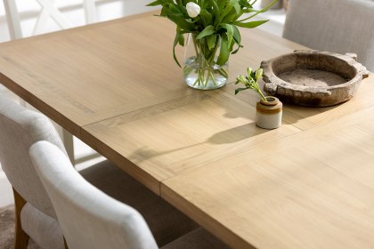 Burford Painted Oak 130-180cm Ext Dining Table Burford Painted Oak 130-180cm Ext Dining Table