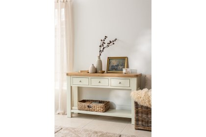 Burford Painted Oak Console Table Burford Painted Oak Console Table